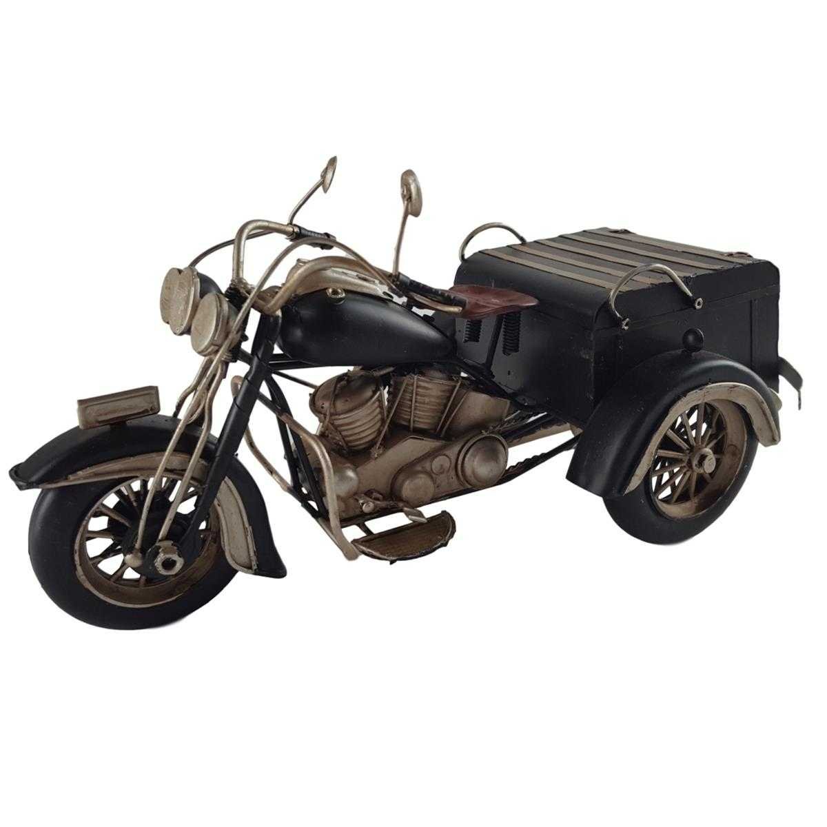Blechmodell Blechmotorrad Modellmotorrad Motorrad mit Beiwagen #50141