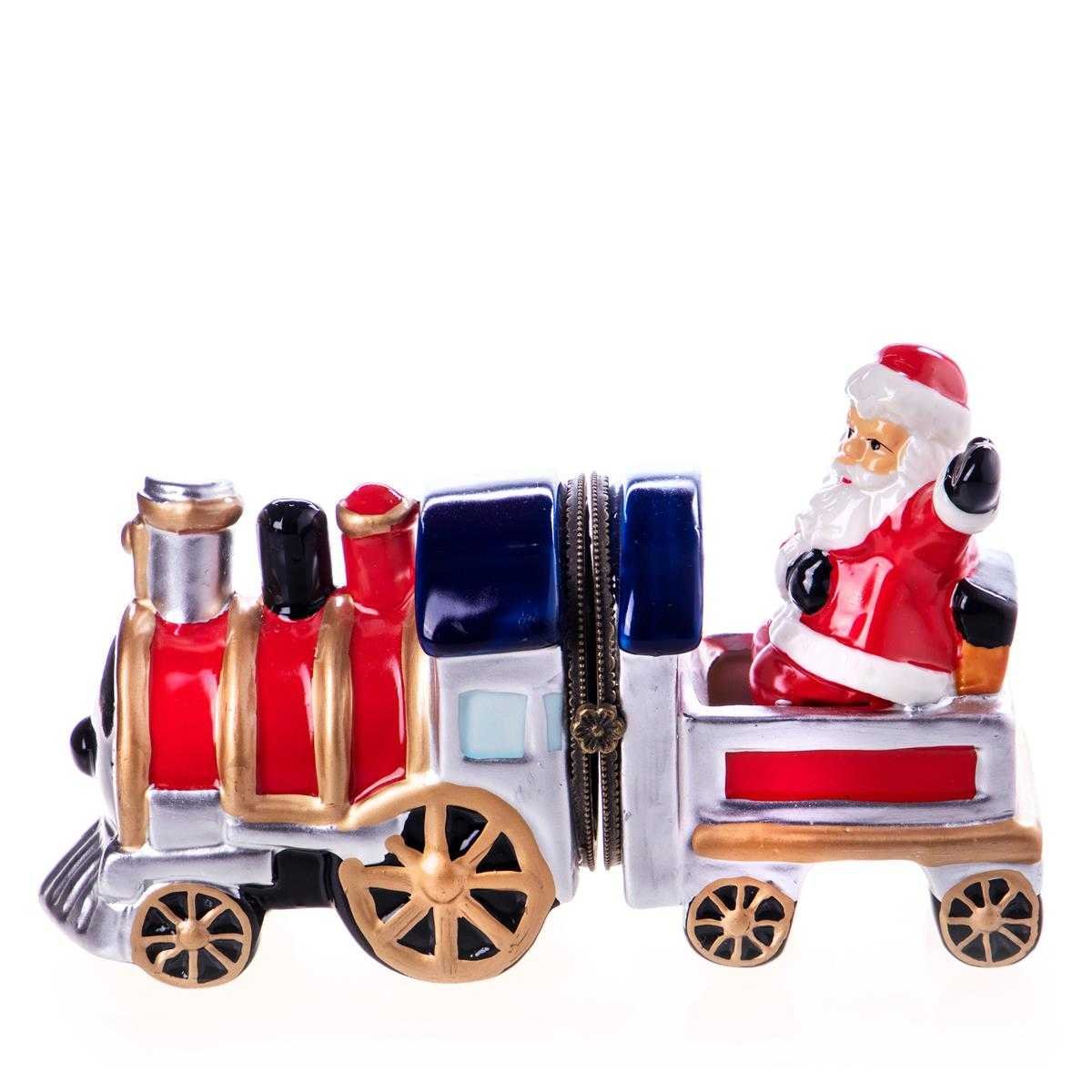 Döschen Dose Porzellan Weihnachtsmann Weihnachten #62733