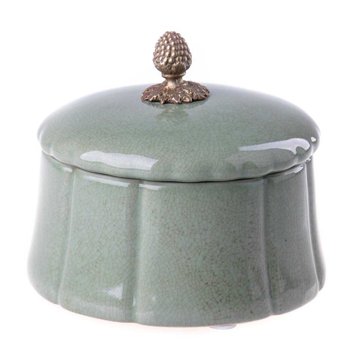 Dose Messing Porzellan Porzellan/Messing #63345