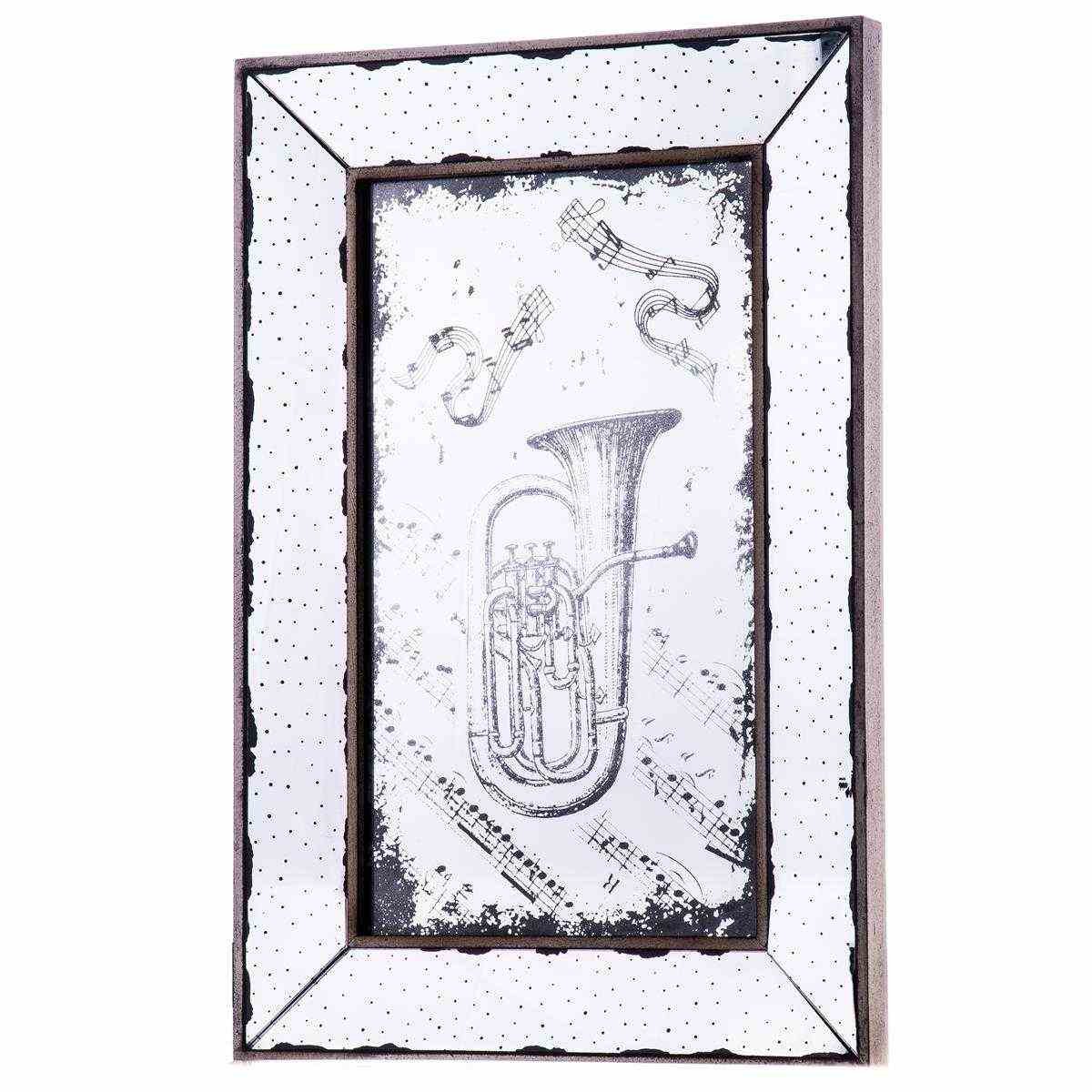 Motiv-Spiegel Trompete #63550