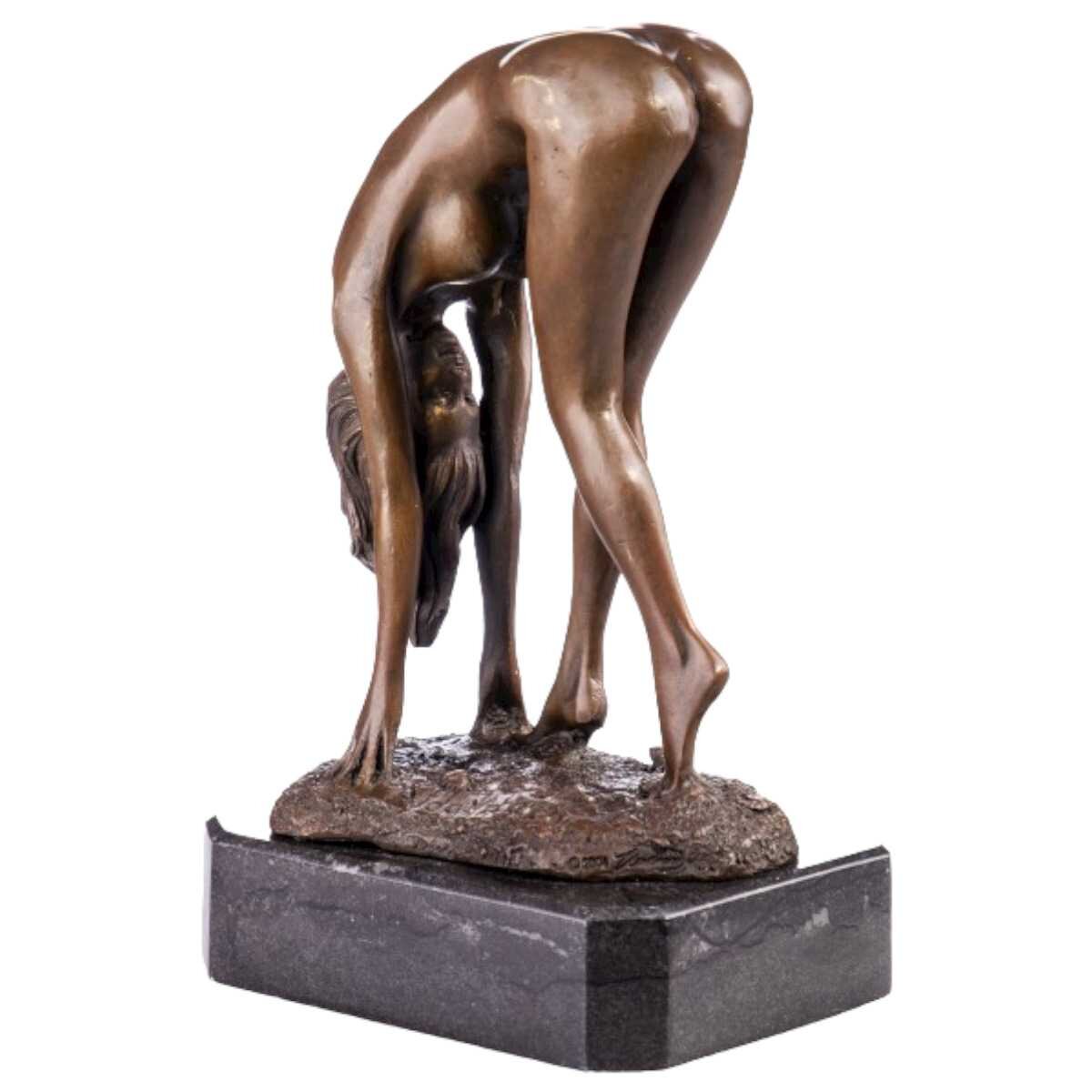 Bronze Skulptur Figur Bronzeskulptur Bronzefigur Weiblicher Akt Erotik #64037