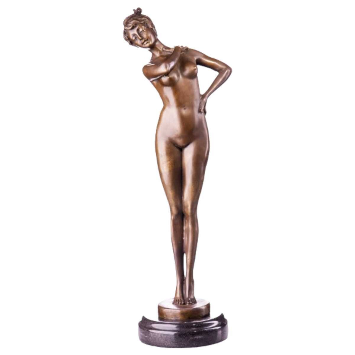 Bronze Skulptur Figur Bronzeskulptur Bronzefigur Weiblicher Akt Erotik #64039
