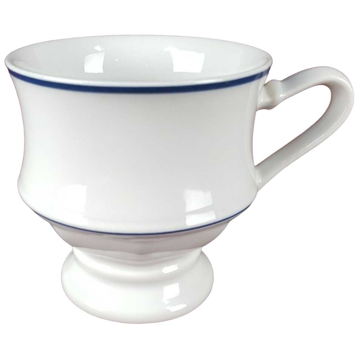 Kaffeetasse Tasse Villeroy & Boch Gallo Leonardo Bistro Weiß Blau gebraucht - sehr gut
