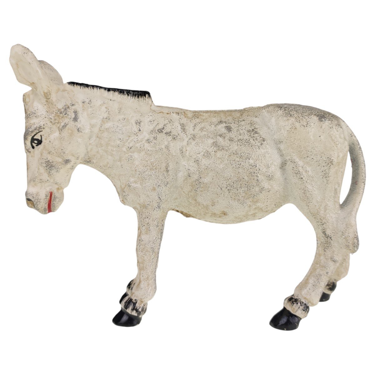 Spardose Geldbank Skulptur Gusseisen Esel