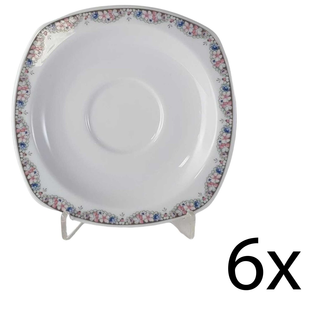 6er Set Untertasse für Kaffee 14 cm Seltmann Weiden Christin Alexis gebraucht - sehr gut