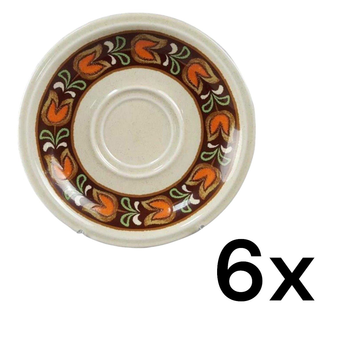 6er Set Untertasse für Kaffee 15 cm Winterling Kirchenlamitz Katrin gebraucht - gut