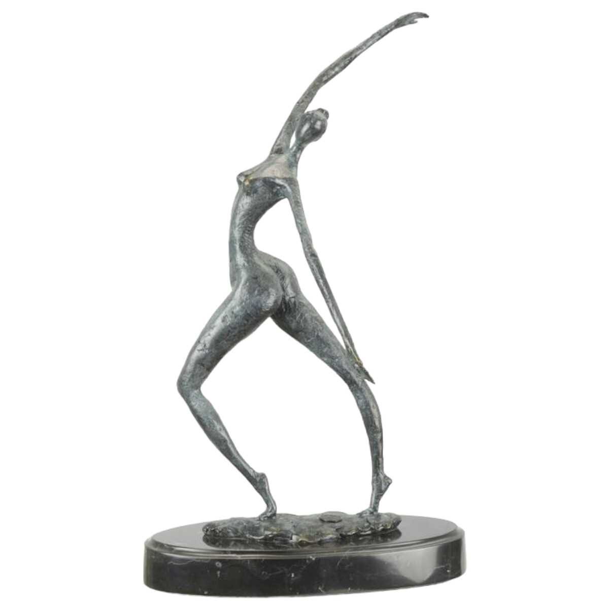 Bronzeskulptur Bronzefigur Weiblicher Akt Erotik Abstrakt-Stil #82579