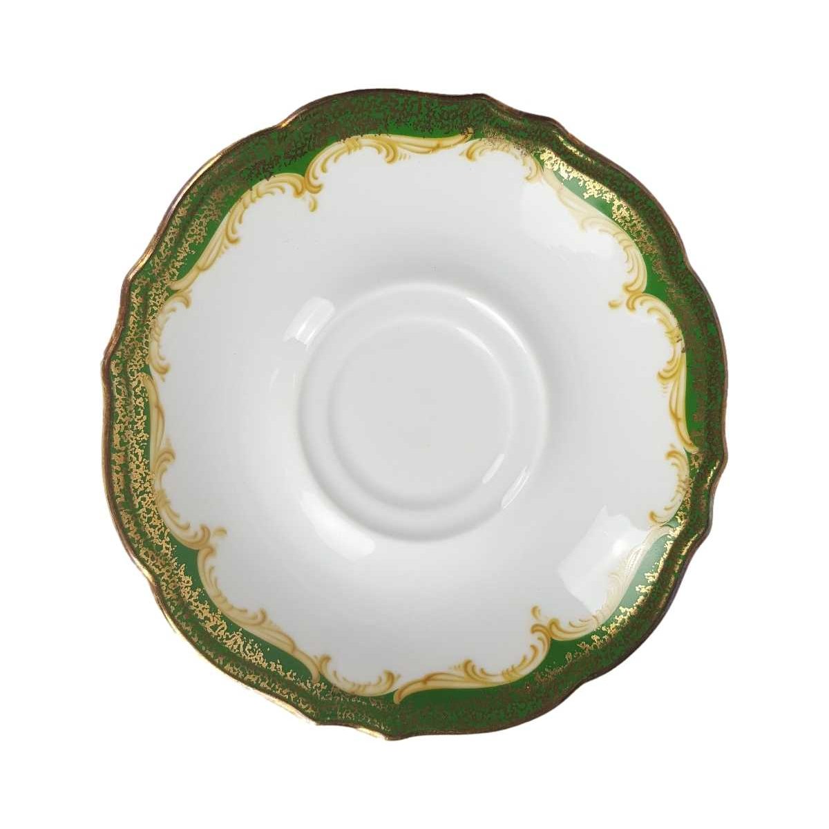 Untertasse Goldrand 14,7 cm Winterling Röslau Unbestimmten Formen Blumendekor Blumen gebraucht - gut