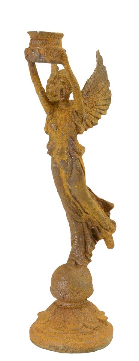 Kerzenständer Gusseisen Engel