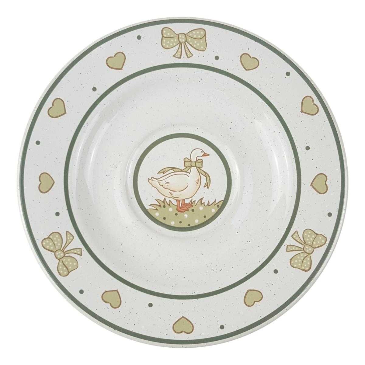 Untertasse für Tee/Kaffee 16 cm Pfalzkeramik Gänseglück R. Lumm gebraucht - sehr gut