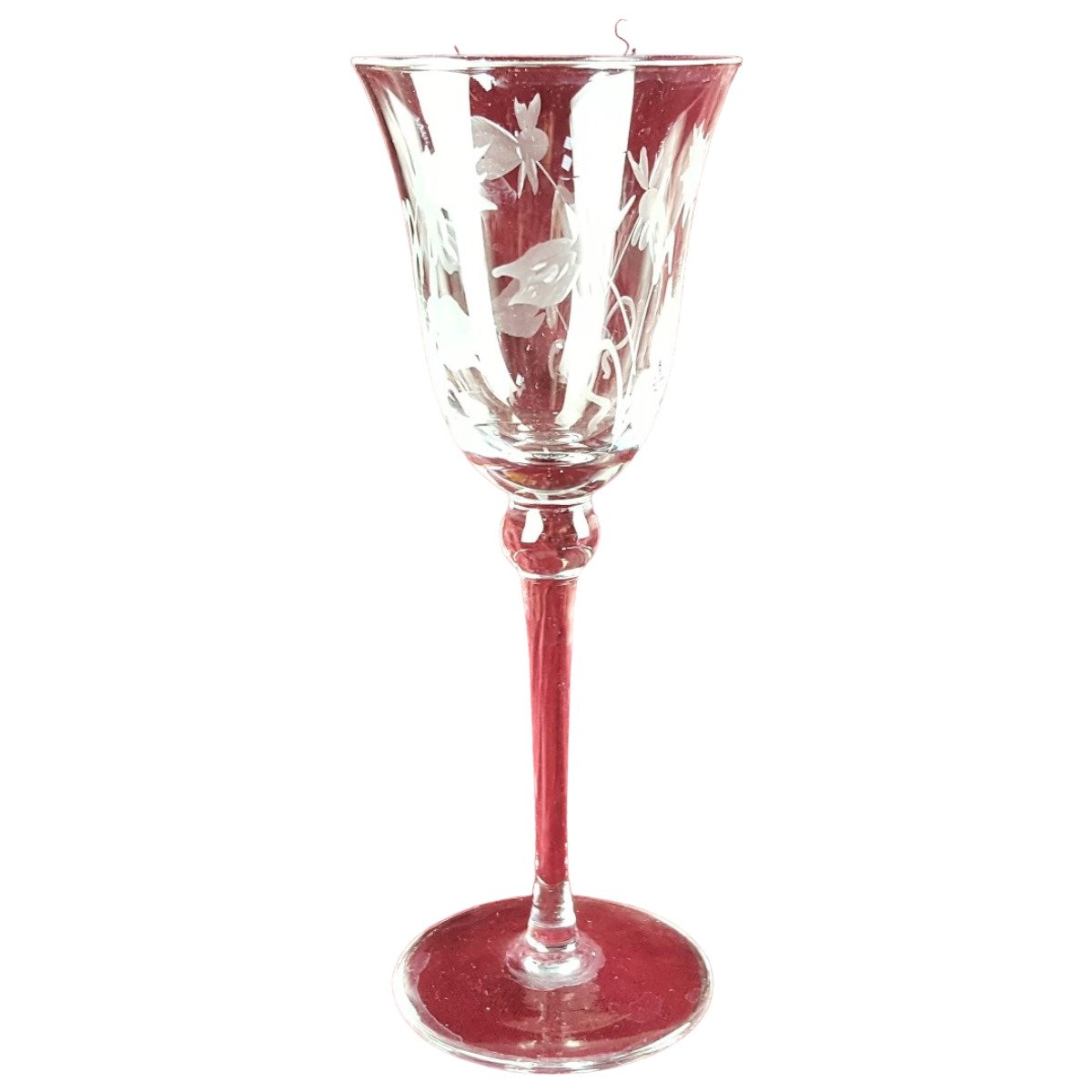 Likörglas Schnapsglas Blumen Transparent gebraucht - sehr gut