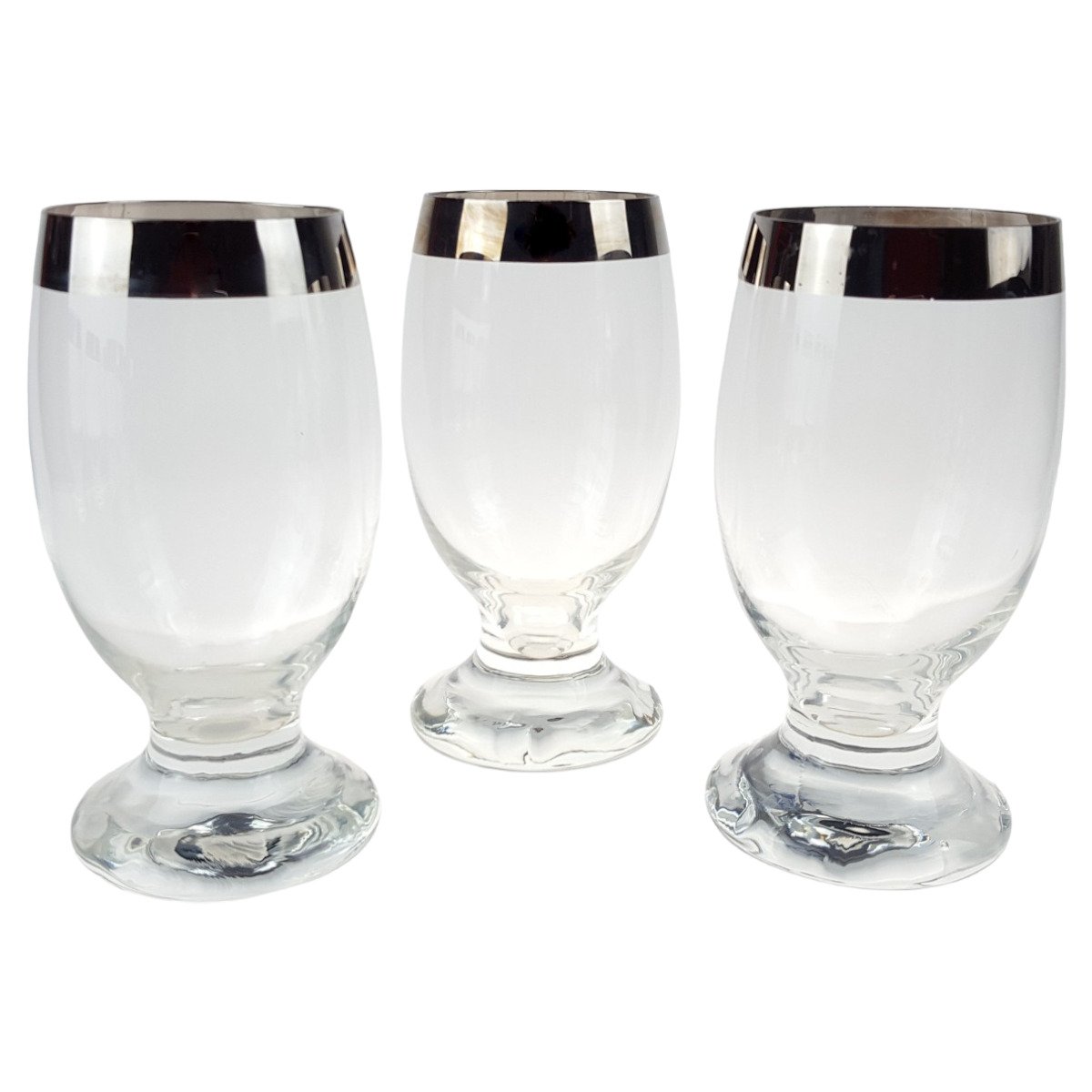 3er Set Bierglas Germany 16,2 cm Thomas-Porzellan Thomas Transparent gebraucht - sehr gut