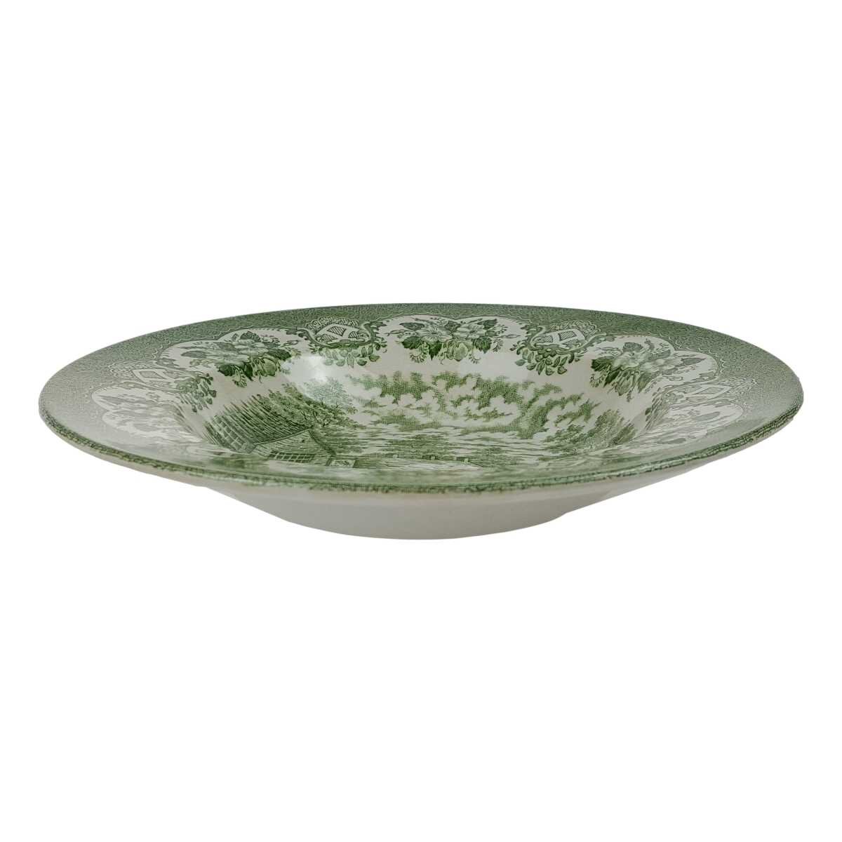Suppenteller 22,5 cm English Ironstone Tableware (EIT) EIT England Old Inns Series gebraucht - gut