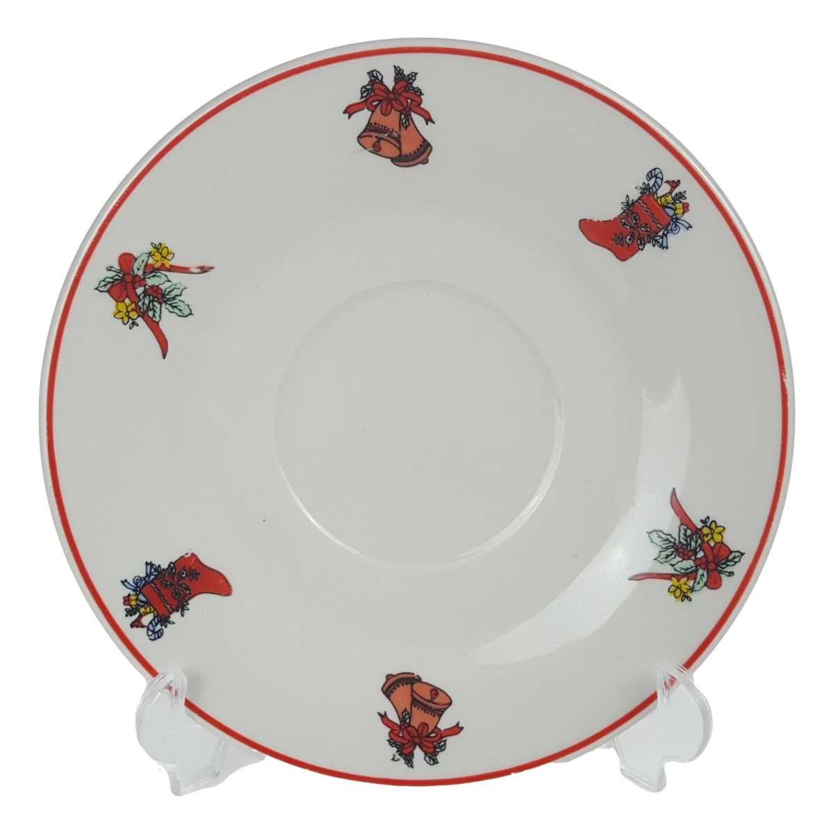 Untertasse 15,8 cm Royal Five Stars Weihnachten gebraucht - gut