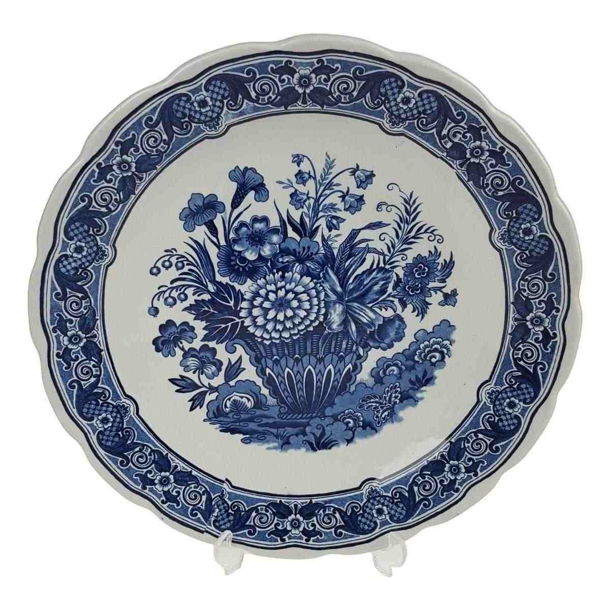 Wandteller Royal Sphinx Maastricht Delfts Blumendekor Blumen gebraucht - gut