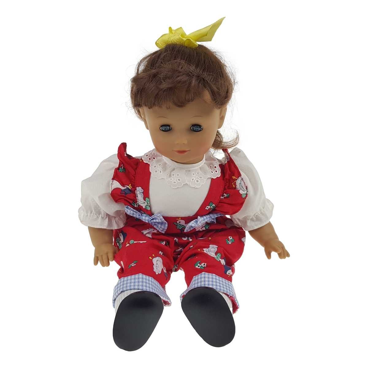 Weichkörper Puppe 44 cm Stoffkörper Schlafaugen ohne Ständer