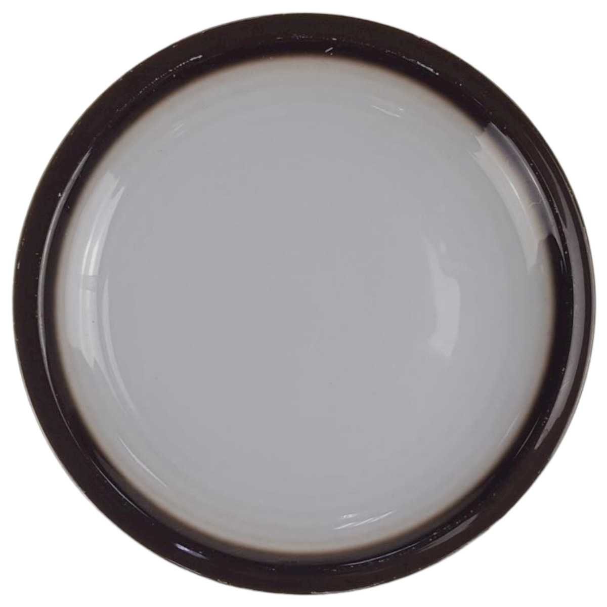 Teller Unterteller für Sauciere Winterling Röslau Relief brauner Rand gebraucht - akzeptabel