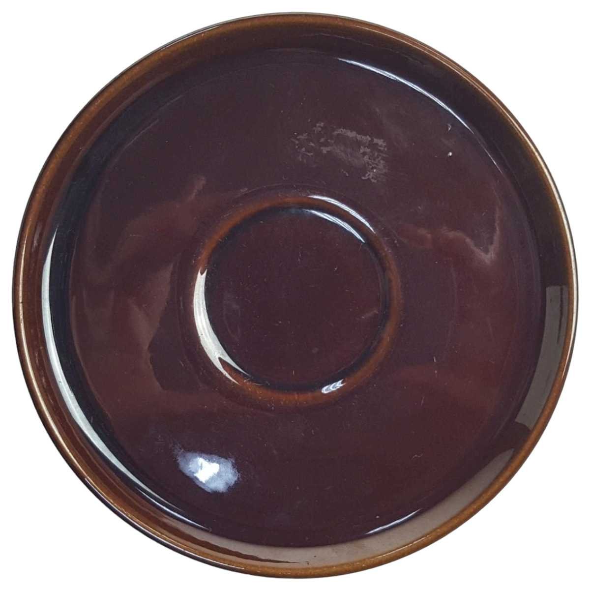 Untertasse für Kaffee 14,6 cm Melitta Heidelberg braun gebraucht - akzeptabel