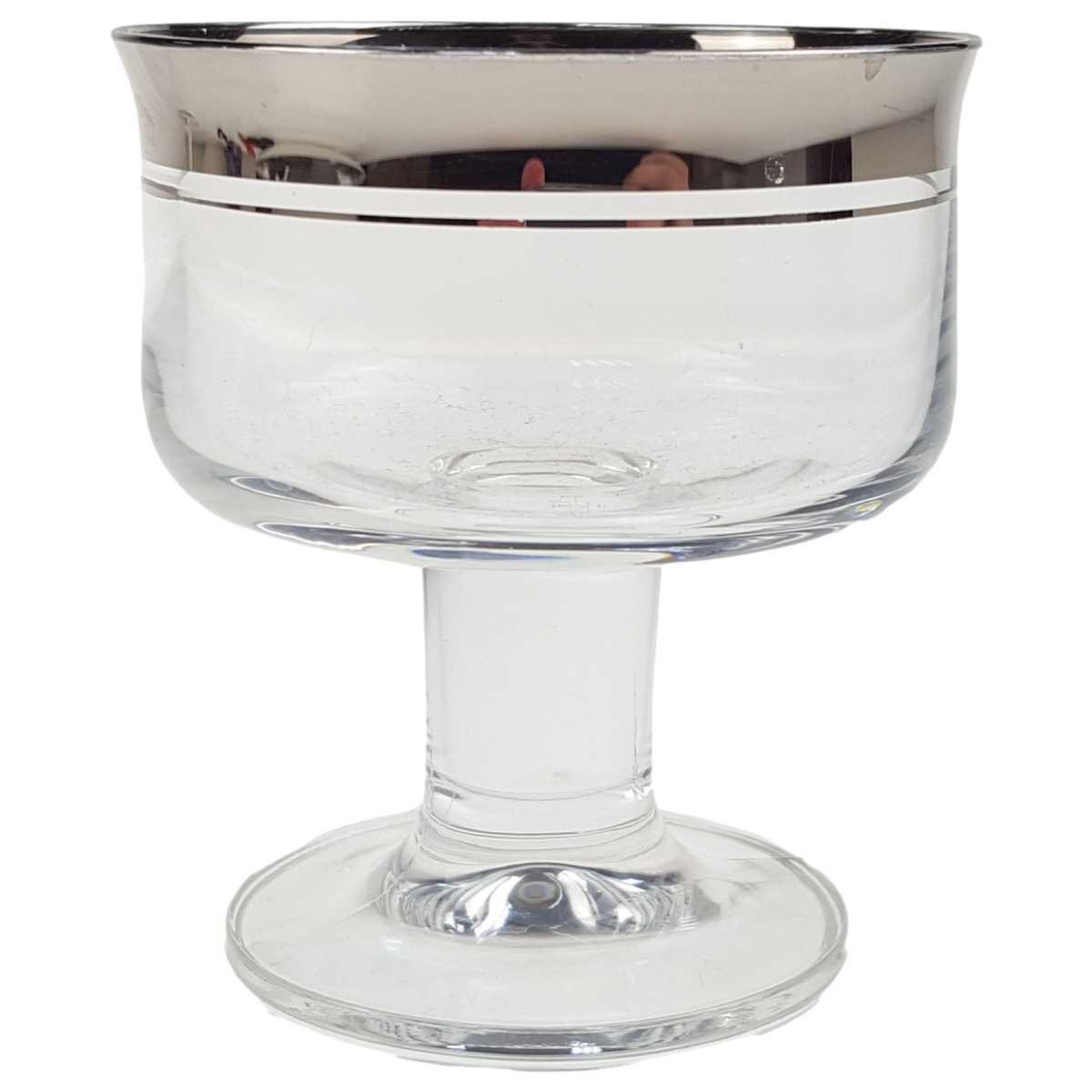 Platinrand Likörschale Thomas Rumba gebraucht - gut