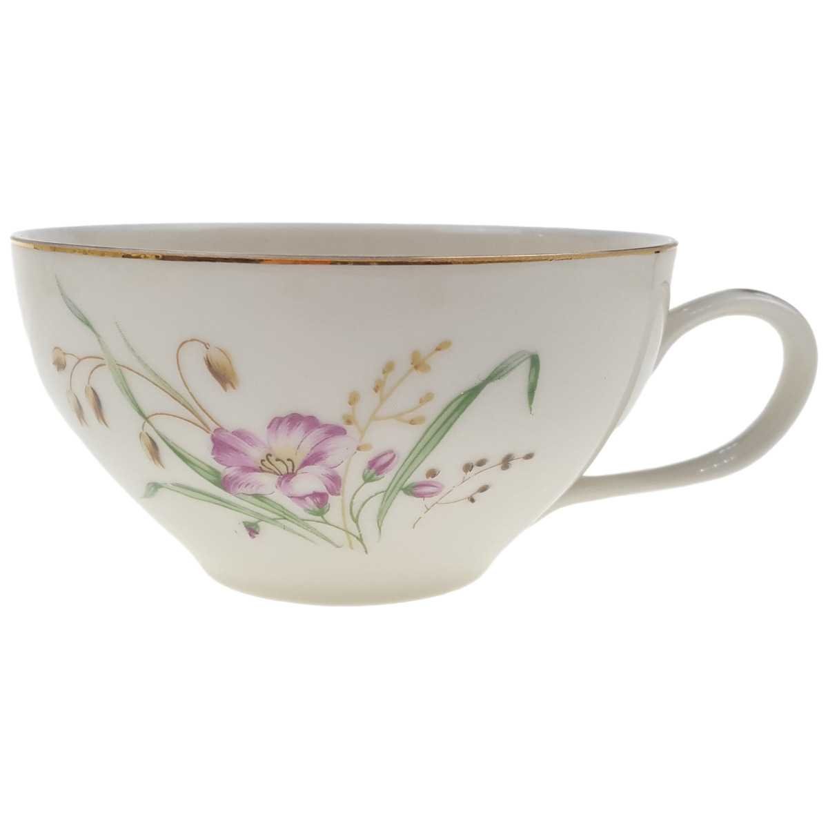 Teetasse Sophienthal Blumendekor Blumen gebraucht - gut