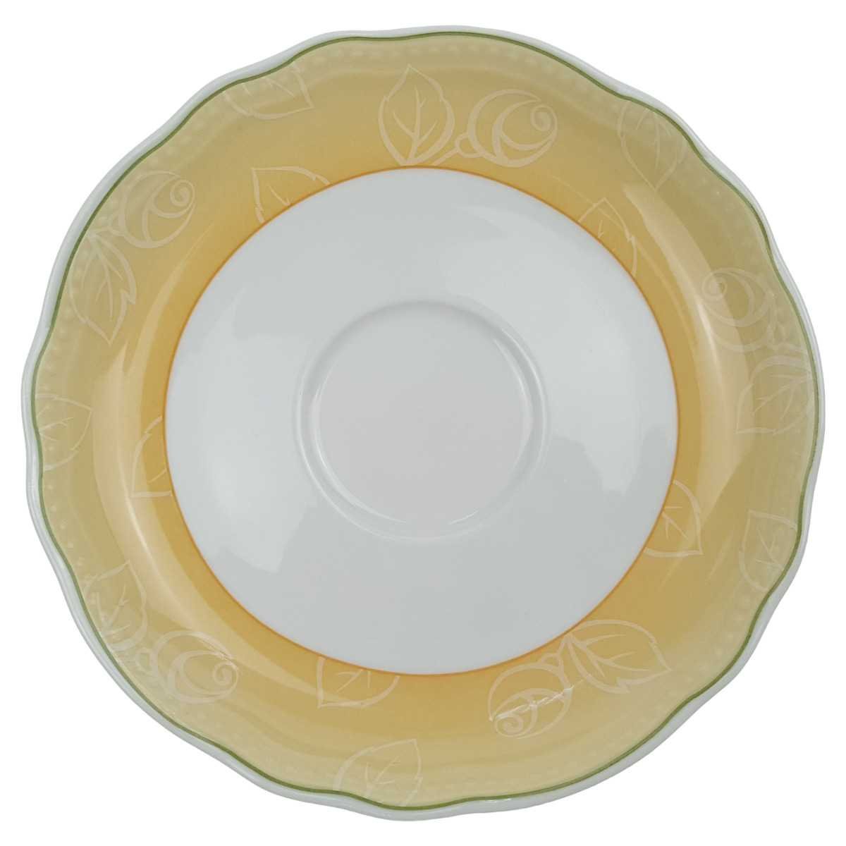 Untertasse für Kaffee 14,7 cm Seltmann Weiden Alt Dresden Rosengarten