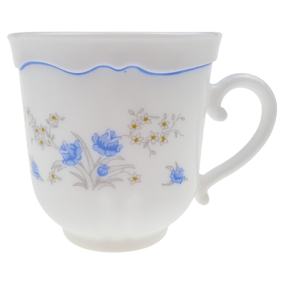 Kaffeetasse Arcopal Romantique Blaue Blumen gebraucht - sehr gut