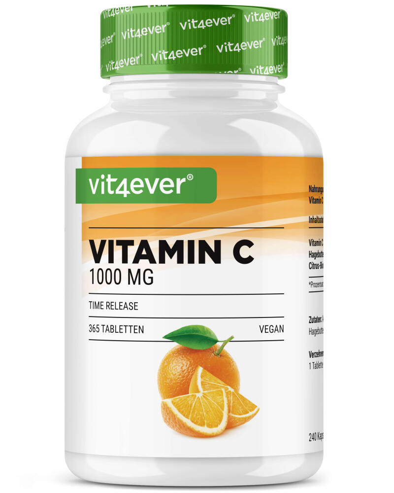 Vitamin C - 1000mg, 365 Tabletten