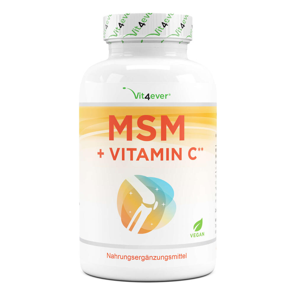 MSM + Vitamin C - 1000mg - 365 Tabletten