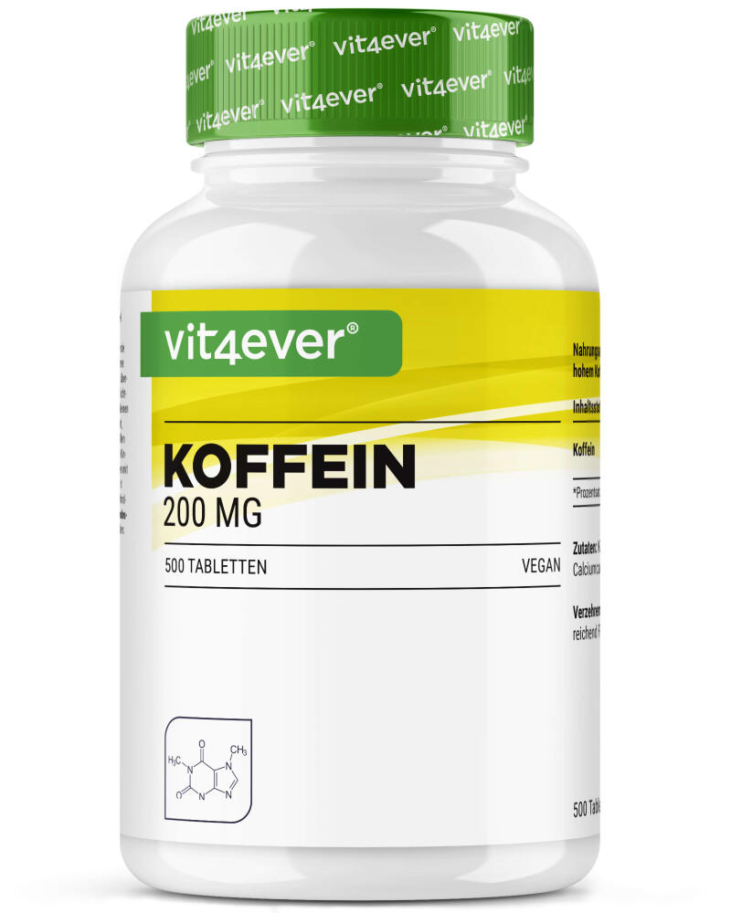 Koffein XXL 200mg - 500 Tabletten