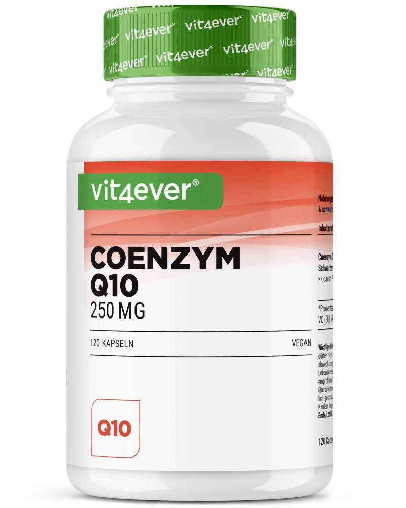 Coenzym Q10 - 250 mg pro Kapsel - 120 Kapseln