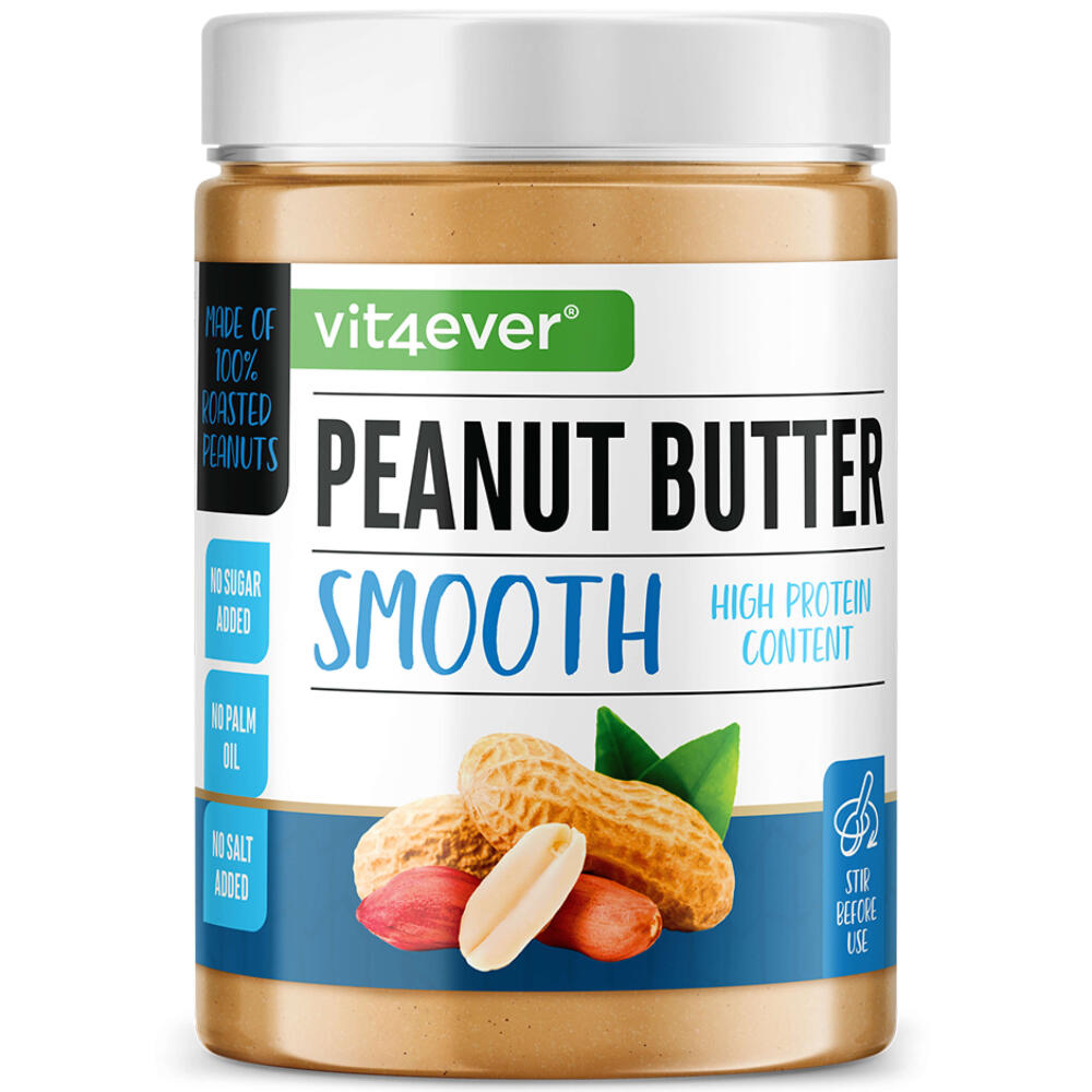 100% Erdnussbutter (SMOOTH) - Peanut Butter 1000 g