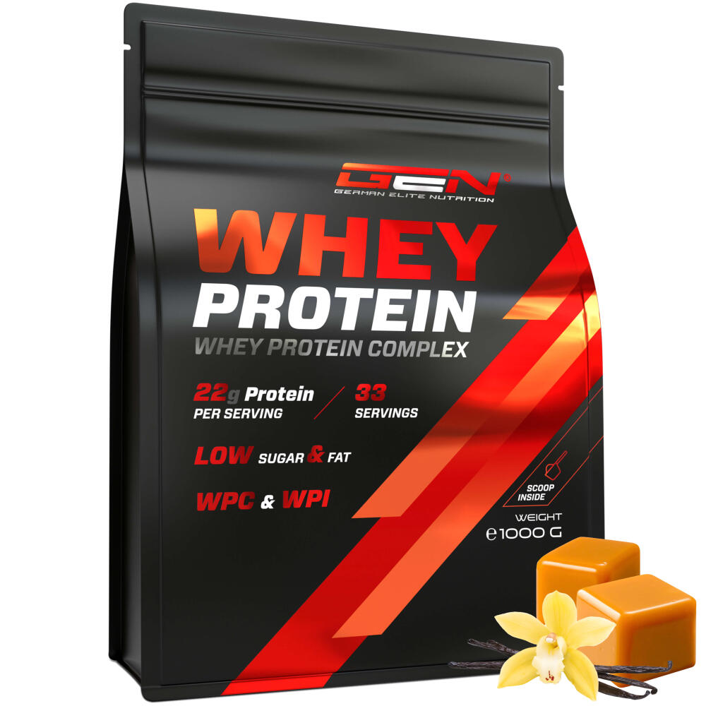 Whey Protein Komplex - Vanilla Toffee, 1000g