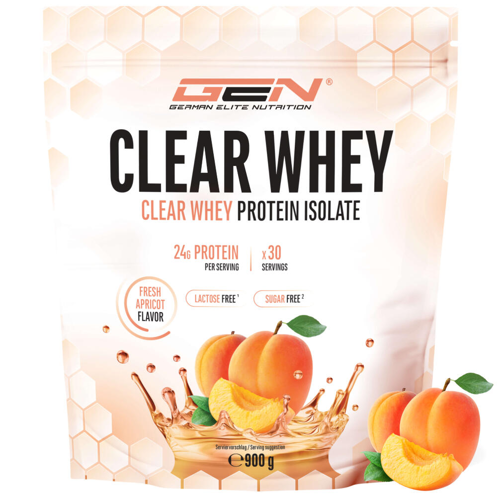 Clear Whey Protein - Fresh Apricot, 900 g