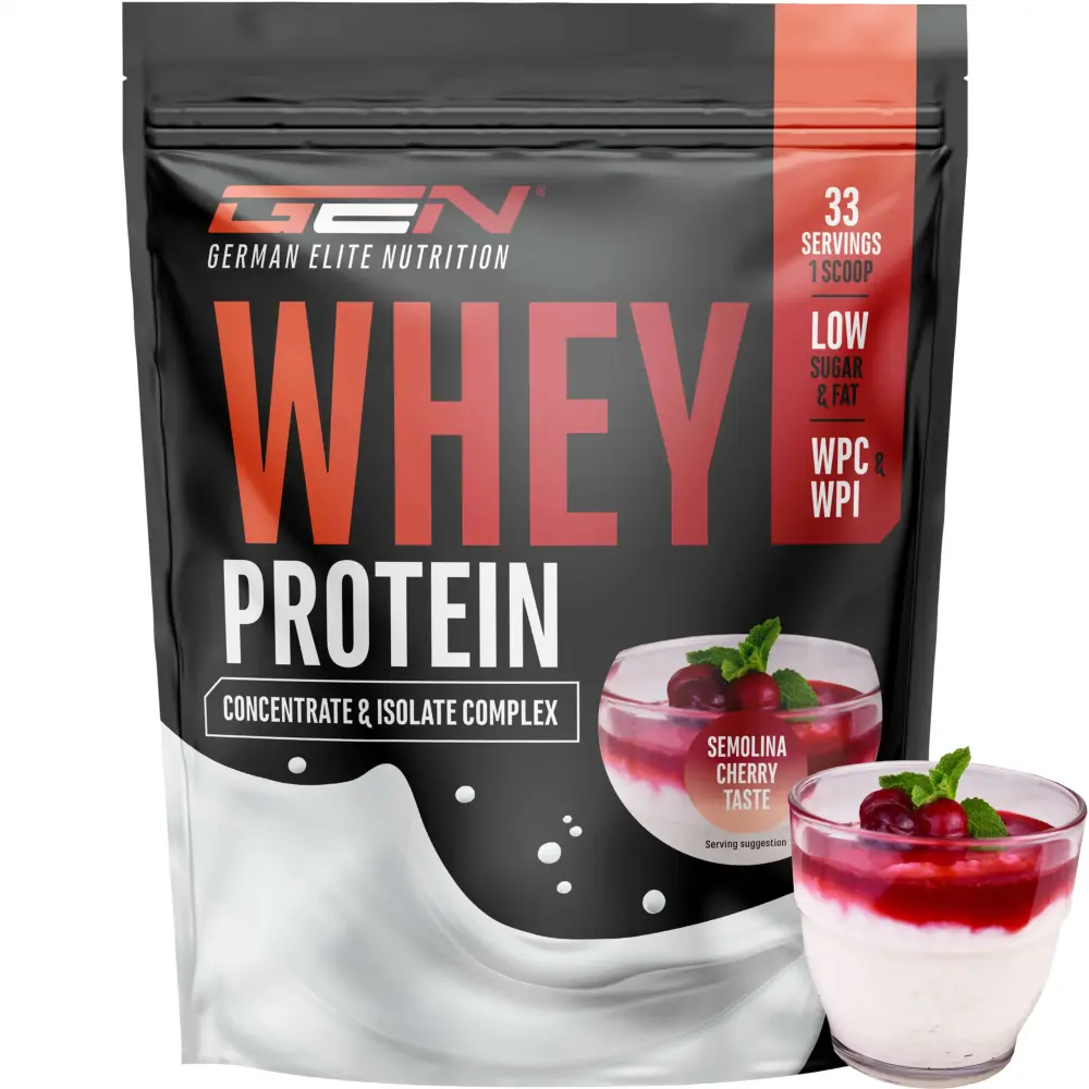 Whey Protein Komplex - Grießbrei Kirsch, 1000g