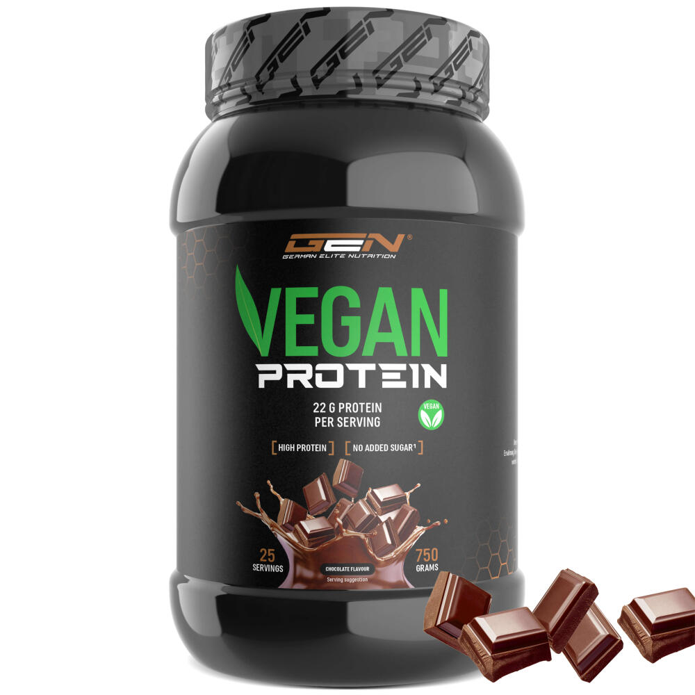 Vegan 4K Protein - 750g - Rein pflanzlich - Schokolade
