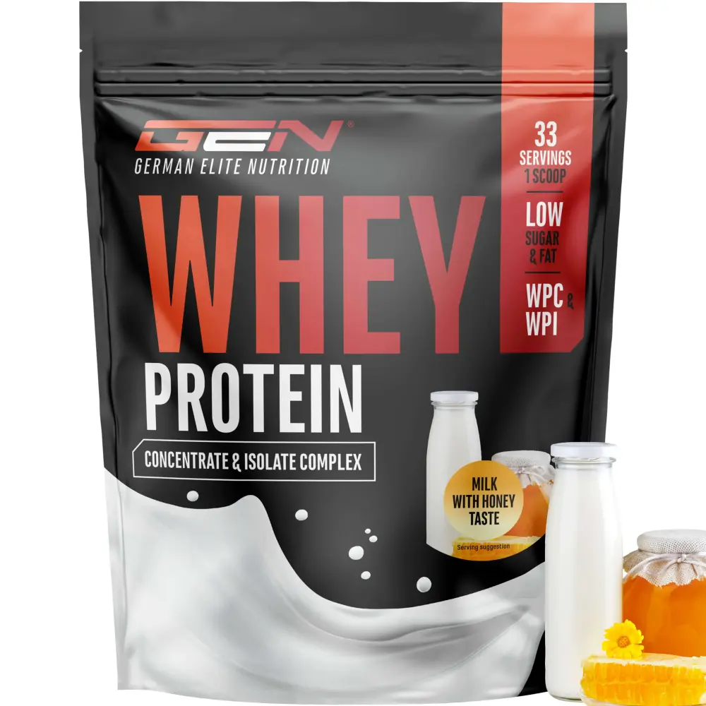 Whey Protein Komplex - Milch mit Honig, 1000g