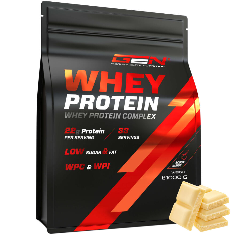 Whey Protein Komplex - Weiße Schokolade, 1000g