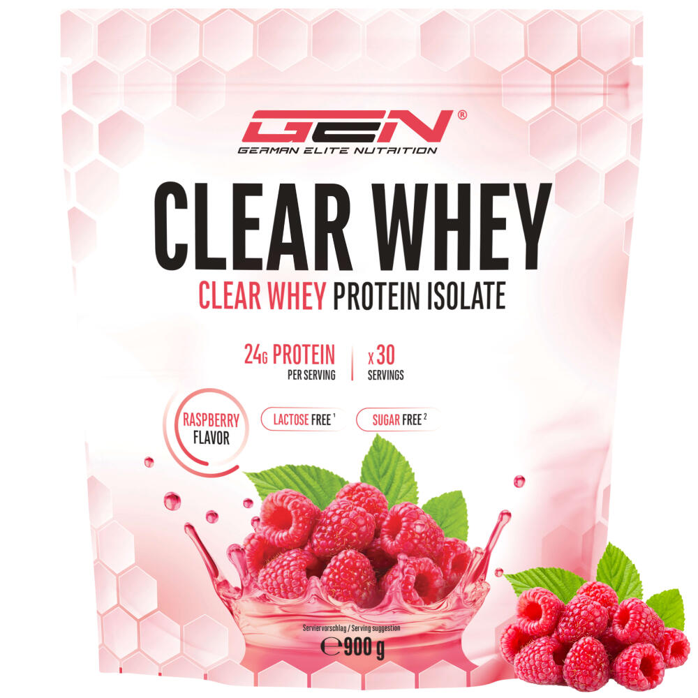 Clear Whey Protein - Raspberry, 900 g