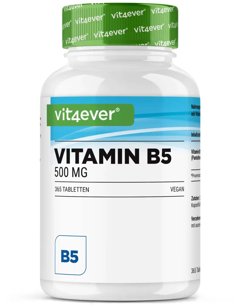 Vitamin B5, 365 Tabletten