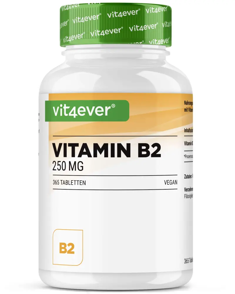 Vitamin B2 - 250 mg, 365 Tabletten