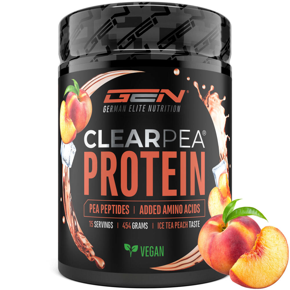 ClearPea® - Vegan Clear Protein - Eistee Pfirsich, 454 g