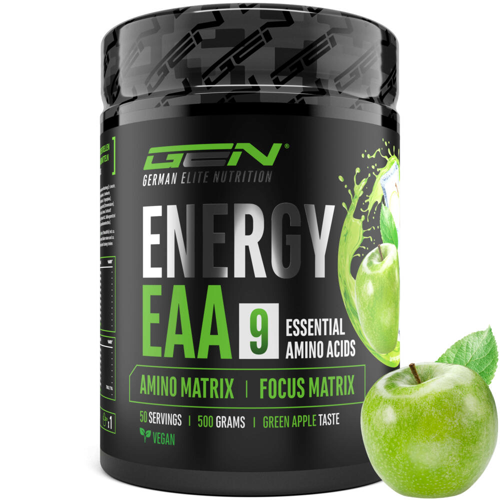 EAA Energy Mix - Green Apple, 500 g