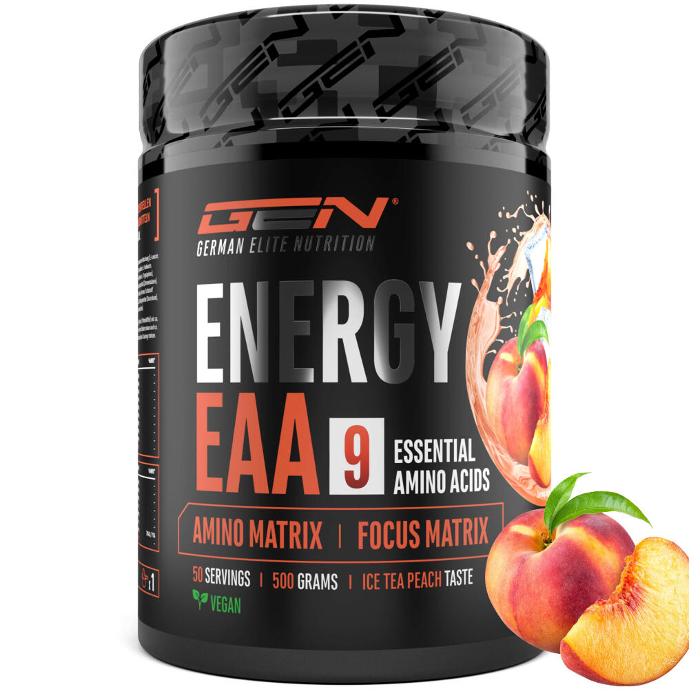 EAA Energy Mix - Ice Tea Peach, 500 g