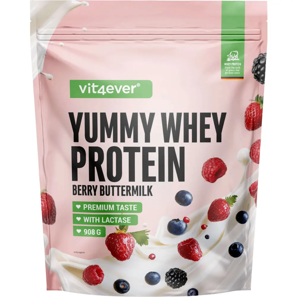 MHD 3/26 - Yummy Whey - 908 g - Berry Buttermilk