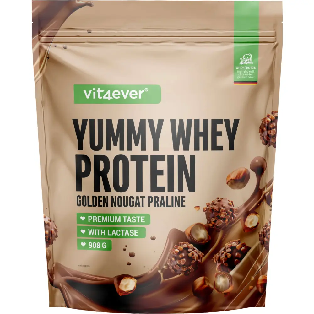 Yummy Whey - 908 g - Golden Nougat Praline