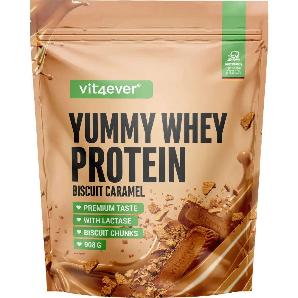 Yummy Whey - 908 g - Caramel Biscuit