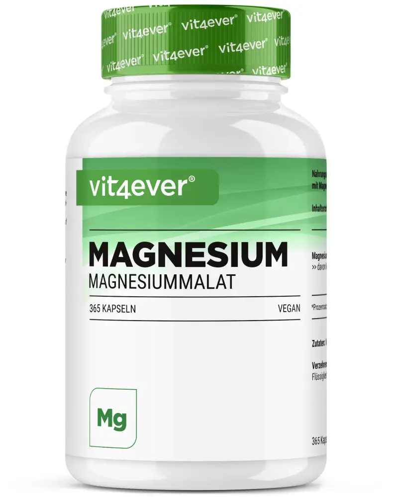 Magnesium Malat, 365 Kapseln
