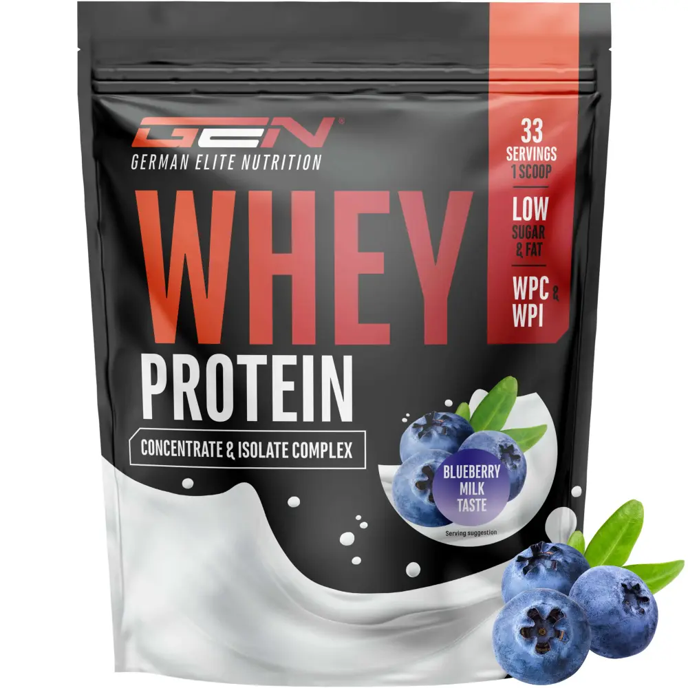 Whey Protein Komplex - Blaubeere Milchshake, 1000g