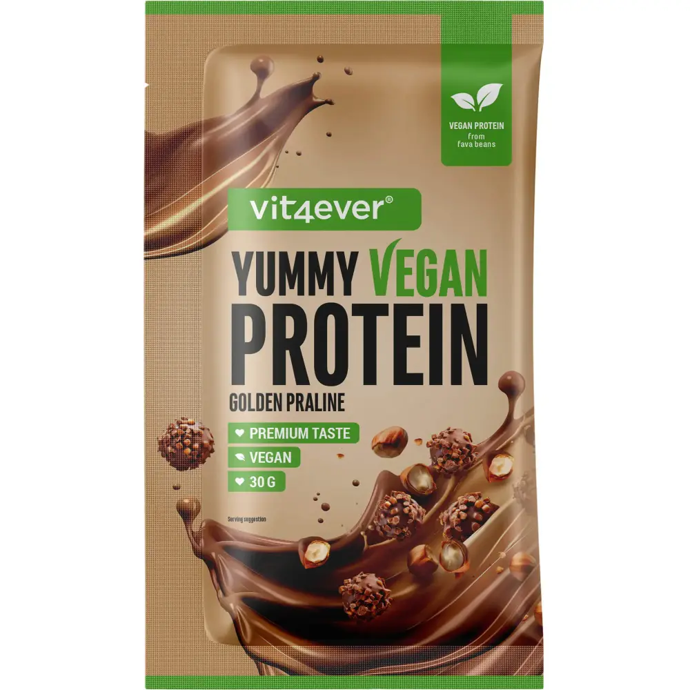 Probierpaket Yummy Vegan Protein - Golden Praline, 30 g