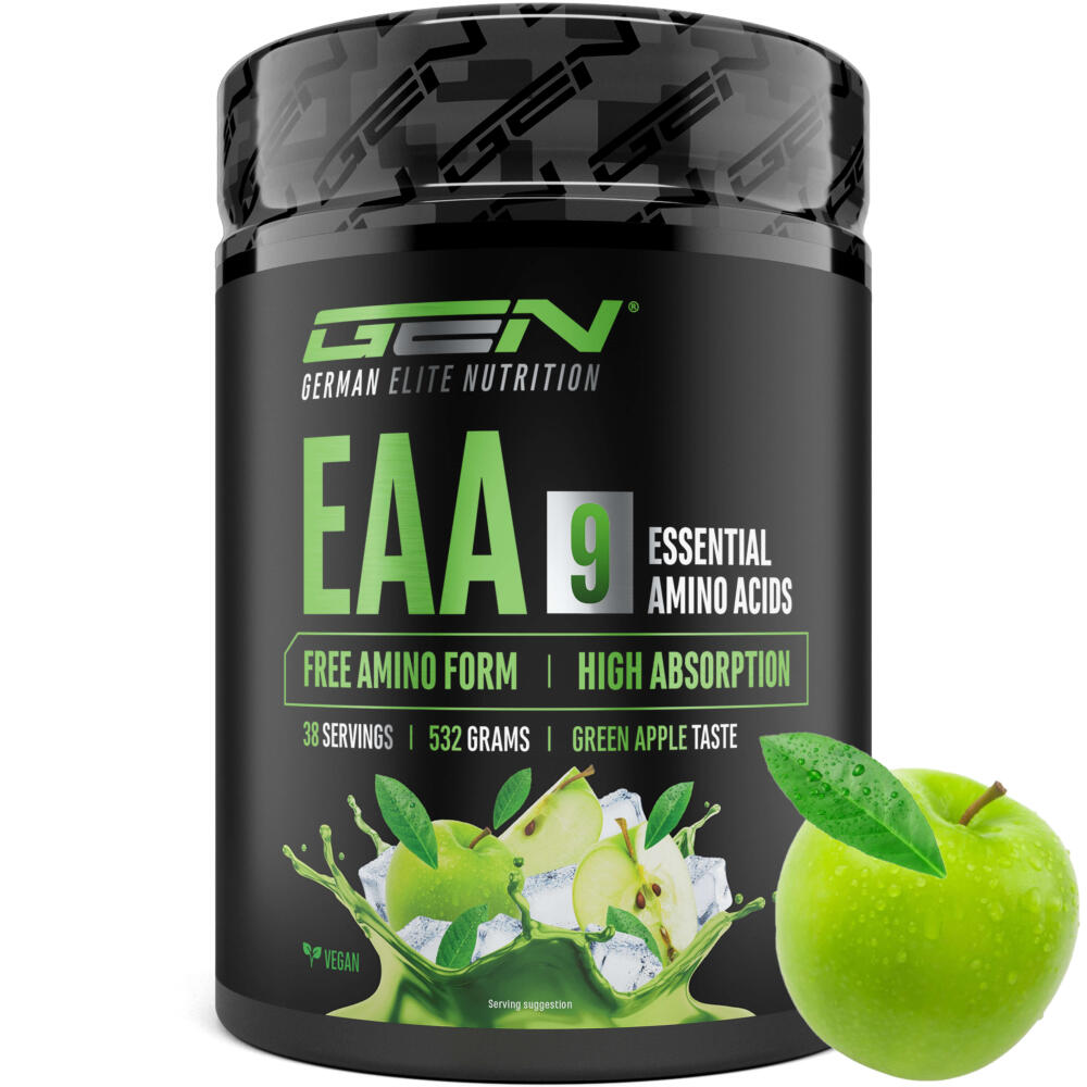 EAA + Histidin 3.0 - Green Apple, 532 g Pulver